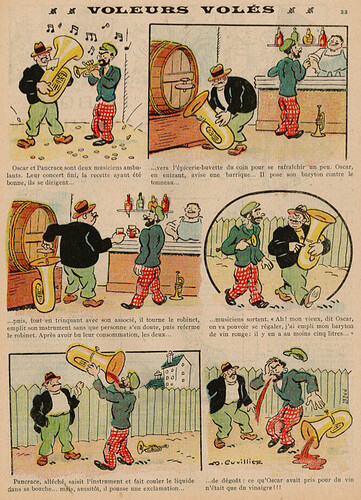 Guignol 1929 - n°115 - Voleurs volés - 17 février 1929 - page 33