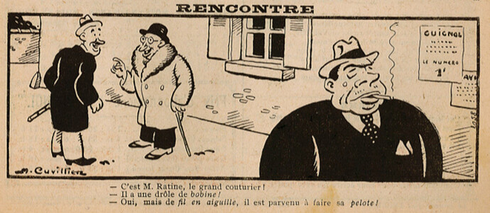 Guignol 1931 - n°164 - page 47 - Rencontre - 1er mars 1931