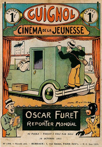 Guignol 1931 - n°179 - Oscar Furet, reporter mondial - 16 octobre 1931 - page 0