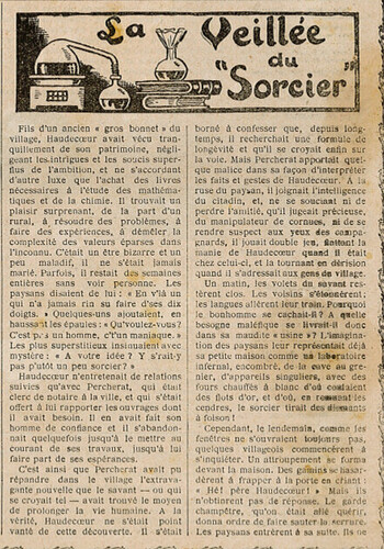 Almanach Vermot 1931 - 15 - La veillée du Sorcier - Dimanche 8 mars 1931