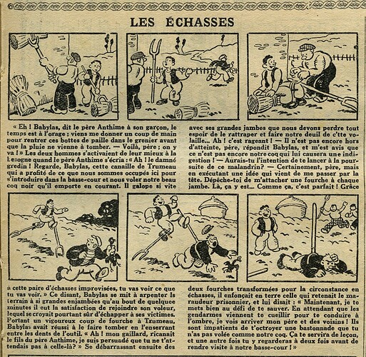 L'Epatant 1932 - n°1255 - page 7 - Les échasses - 18 août 1932
