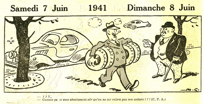Almanach Vermot 1941 - 22 - Samedi 7 et Dimanche 8 juin 1941