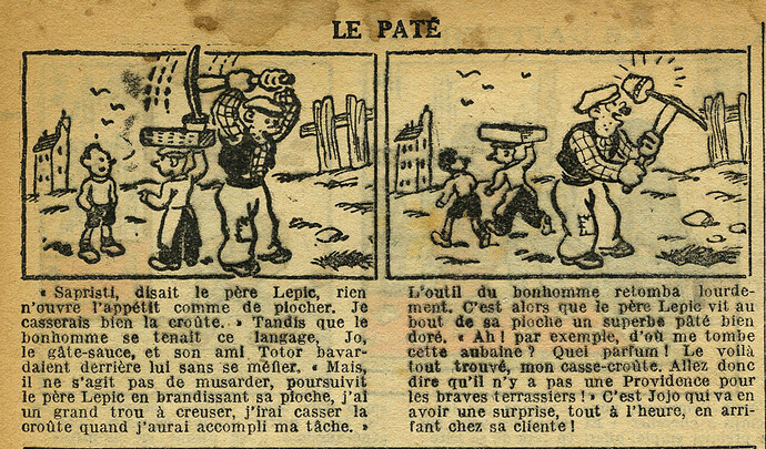 Le Petit Illustré 1934 - n°1543 - page 15 - Le pâté - 6 mai 1934