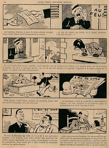 Guignol 1931 - n°179 - Oscar Furet, reporter mondial - 16 octobre 1931 - page 4