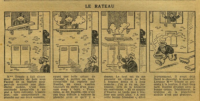 Le Petit Illustré 1931 - n°1373 - page 12 - Le rateau - 1er février 1931