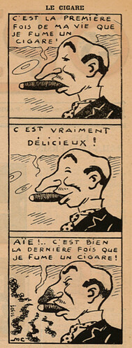 Pierrot 1936 - n°4 - page 2 - Le cigare - 26 janvier 1936