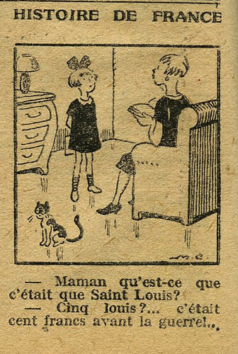 Cri-Cri 1927 - n°482 - page 6 - Histoire de France - 22 décembre 1927