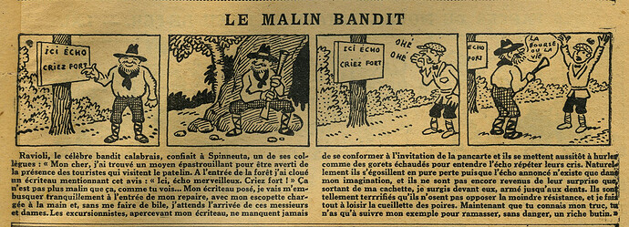 L'Epatant 1929 - n°1091 - page 15 - Le malin bandit - 27 juin 1929