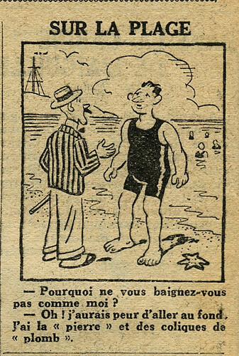 L'Epatant 1932 - n°1254 - page 14 - Sur la plage - 11 août 1932