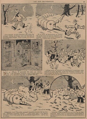 Guignol 1933 - n°235 - Une nuit mouvementée - 2 avril 1933 - page 47