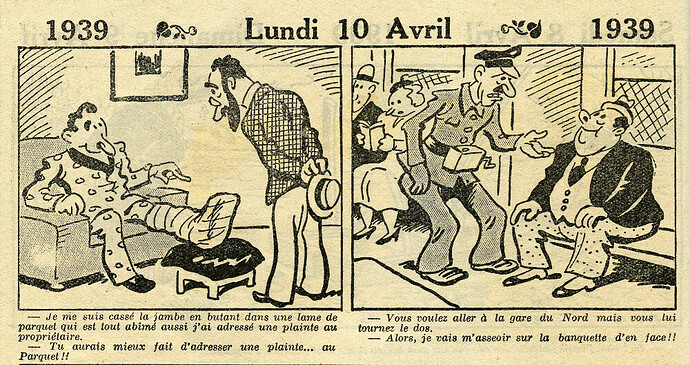 Almanach Vermot 1939 - 3 - Lundi 10 avril 1939