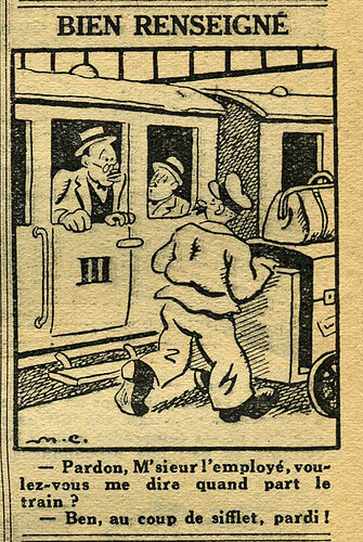 L'Epatant 1933 - n°1296 - page 10 - Bien renseigné - 1er juin 1933