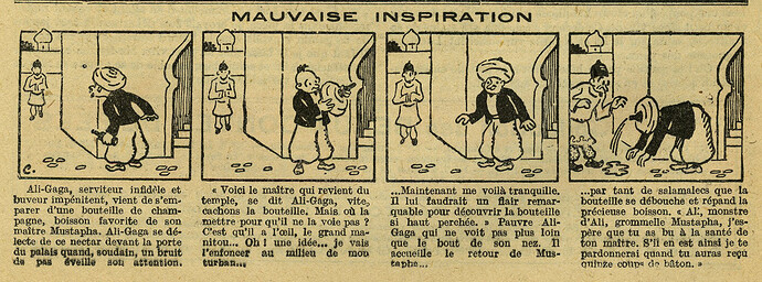 Le Petit Illustré 1928 - n°1216 - Mauvaise inspiration - 29 janvier 1928 - page 4