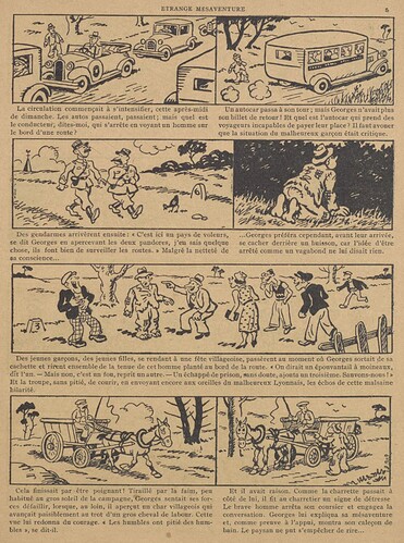 Guignol 1934 - n°6 - Etrange mésaventure - 11 février 1934 - page 5