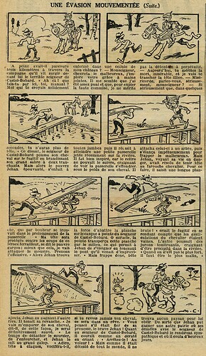 Le Petit Illustré 1933 - n°1489 - page 2 - Une évasion mouvementée - 23 avril 1933