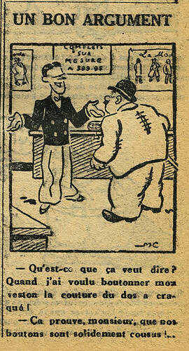 L'Epatant 1934 - n°1336 - page 7 - Un bon argument - 8 mars 1934