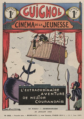 Guignol 1933 - n°252 - L'extraordinaire aventure de Nestor Courandair - 30 juillet 1933 - page 0