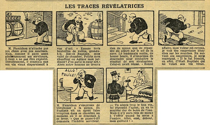 Le Petit Illustré 1933 - n°1496 - page 7 - Les traces révélatrices - 11 juin 1933