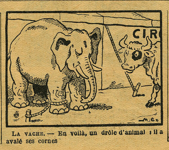 Le Petit Illustré 1930 - n°1340 - page 7 - Dessin sans titre - 15 juin 1930