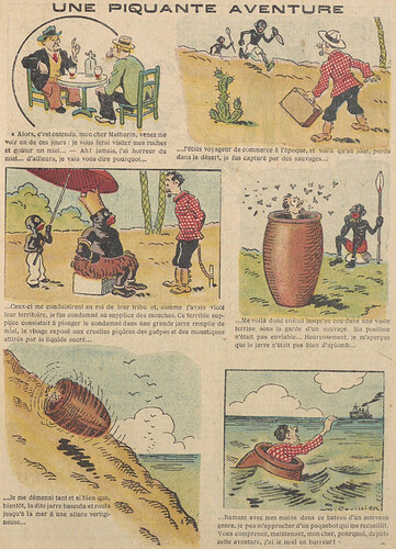 Guignol 1928 - n°104 - Une piquante aventure - 2 septembre 1928 - page 33