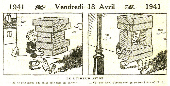Almanach Vermot 1941 - 12 - Vendredi 18 avril 1941