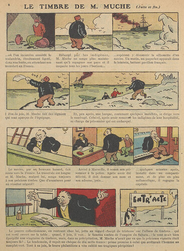 Guignol 1929 - n°112 - Le timbre de Mr. Muche - 6 janvier 1929 - page 8