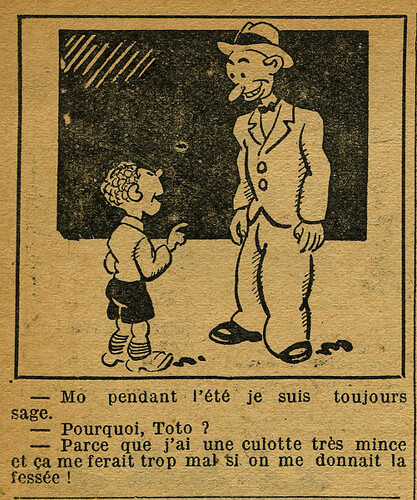 Le Petit Illustré 1930 - n°1338 - page 15 - Dessin sans titre - 1er juin 1930