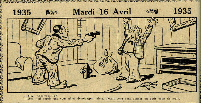 Almanach Vermot 1935 - 11 - Mardi 16 avril 1935