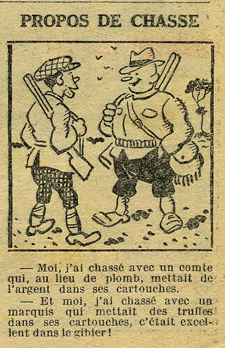 Le Petit Illustré 1931 - n°1409 - page 14 - Propos de chasse - 11 octobre 1931