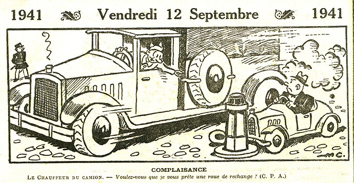 Almanach Vermot 1941 - 35 - Vendredi 12 septembre 1941