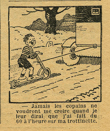 Le Petit Illustré 1929 - n°1305 - page 7 - Dessin sans titre - 13 octobre 1929