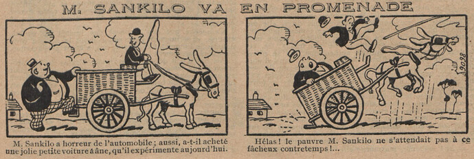 Guignol 1933 - n°265 - M. Sankilo va en promenade - 29 octobre 1933 - page 12