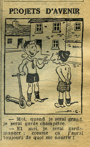 Le Petit Illustré 1934 - n°1532 - page 7 - Projets d'avenir - 18 février 1934