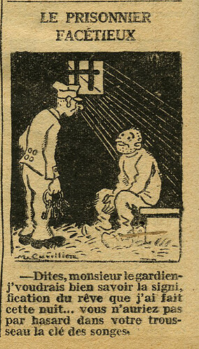 Cri-Cri 1928 - n°491 - page 14 - Le prisonnier facétieux - 23 février 1928