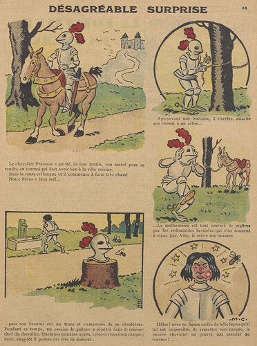 Guignol 1929 - n°116 - Désagréable surprise - 3 mars 1929 - page 33
