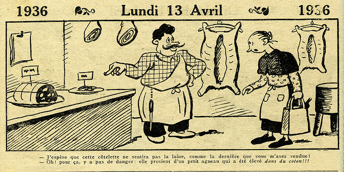 Almanach Vermot 1936 - 5 - Lundi 13 avril 1936