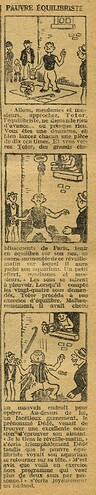Cri-Cri 1928 - n°493 - page 11- Pauvre équilibriste - 8 mars 1928
