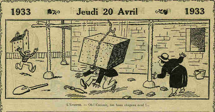 Almanach Vermot 1933 - 19 - Jeudi 20 avril 1933