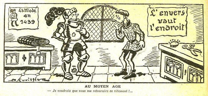 Almanach Vermot 1941 - 56 - Au Moyen-Age - page 334