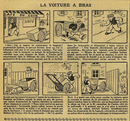 L'Epatant 1930 - n°1147 - page 12 - La voiture à bras - 24 juillet 1930
