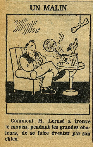Le Petit Illustré 1932 - n°1452 - page 14 - Un malin - 7 août 1932