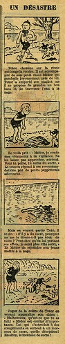 Le Petit Illustré 1928 - n°1239 - page 2 - Un désastre - 8 juillet 1928