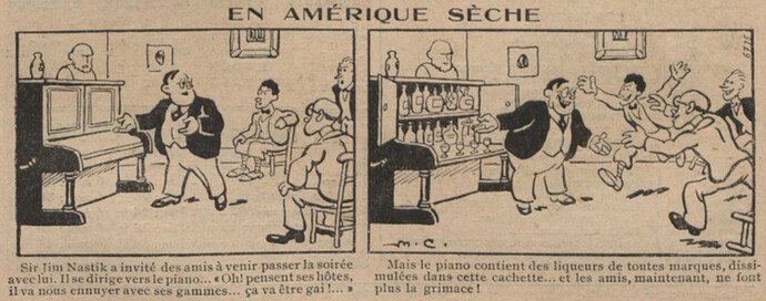 Guignol 1933 - n°230 - En Amérique sèche - 26 février 1933 - page 47
