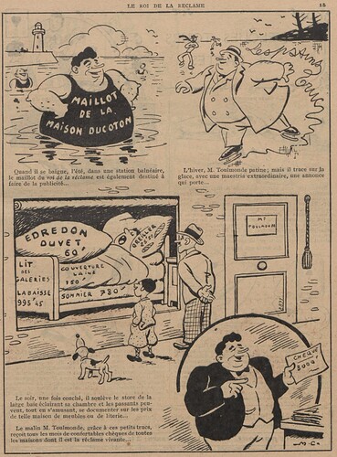 Guignol 1933 - n°269 - Le roi de la réclame - 26 novembre 1933 - page 15