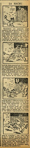 L'Epatant 1933 - n°1307 - page 13 - La hache - 17 août 1933
