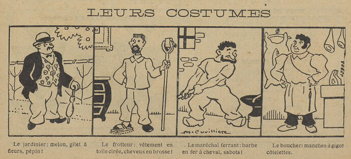 Guignol 1928 - n°98 - Leurs costumes - 3 juin 1928 - page 47