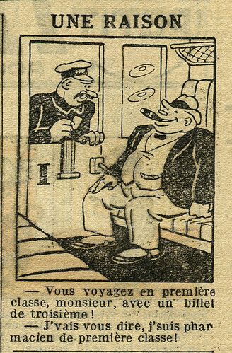 Le Petit Illustré 1933 - n°1508 - page 2 - Une raison - 3 septembre 1933