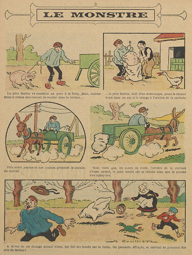 Guignol 1928 - n°95 - Le monstre - 15 avril 1928 - page 40