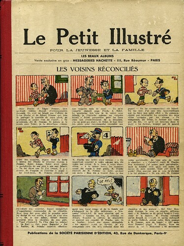 Le Petit Illustré 1933 - Album - Les voisins réconciliés - couverture