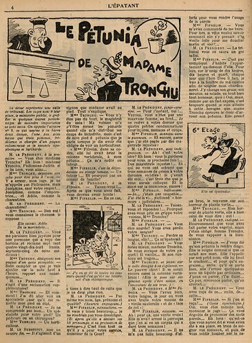 L'Epatant 1937 - n°1495 - Le pétunia de Madame Tronchu - 25 mars 1937 - page 4
